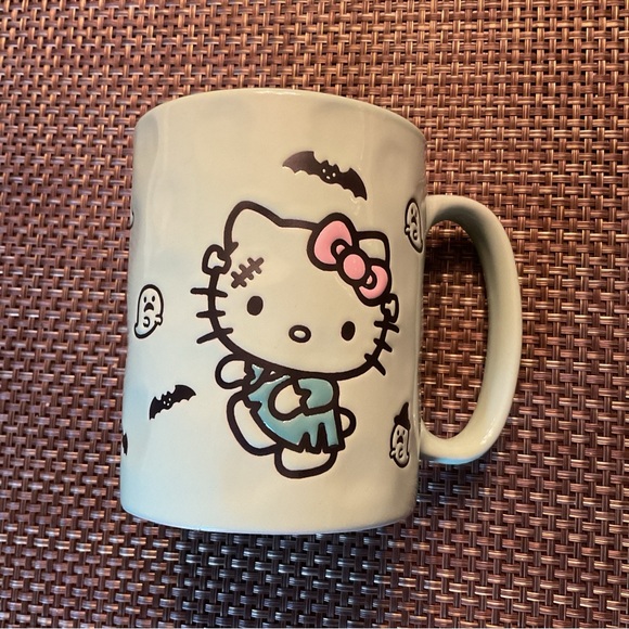 New Hello Kitty Frankenkitty Mug Green Mug for Halloween 2024 17 oz - Picture 1 of 2
